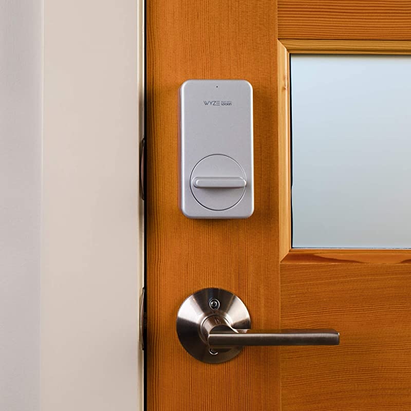 Lock WiFi & Bluetooth Enabled Smart Door Lock, Wireless & Keyless Door Entry, Compatible with  Alexa, Fits on Most Deadbolts, Includes  Gateway, silver &mdash; A Certified for Humans Device