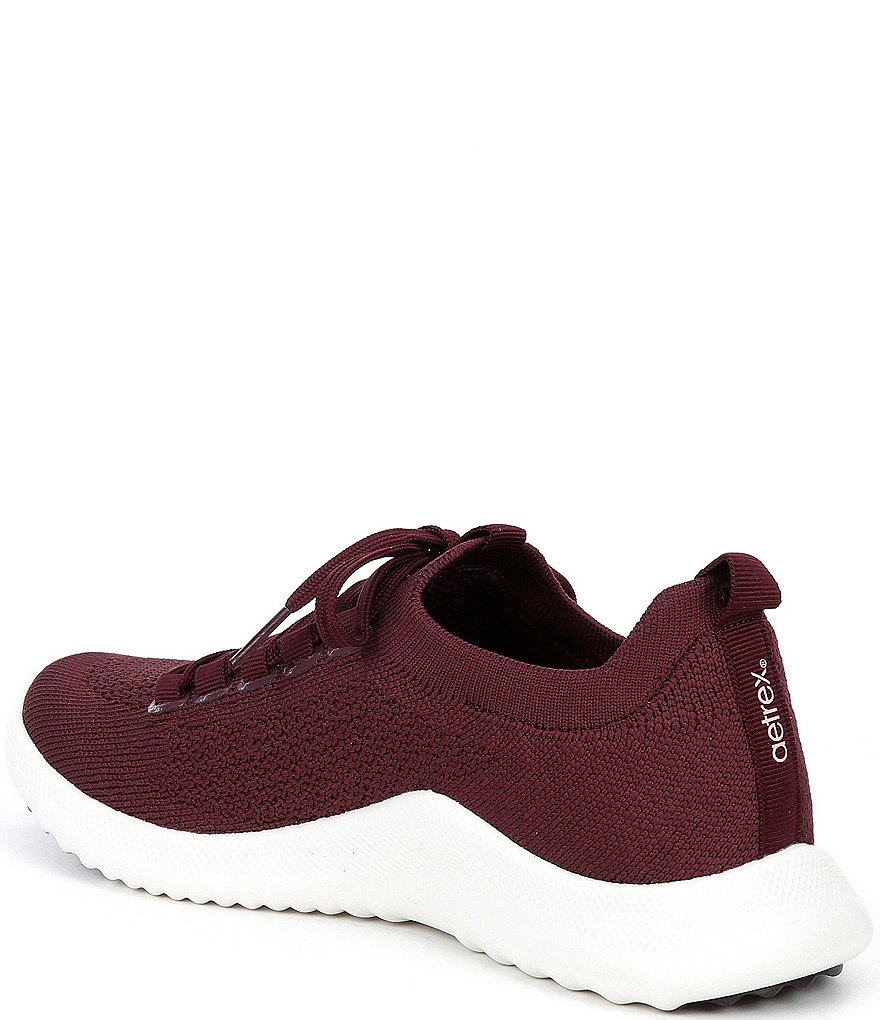 Aetrex Carly Knit Lace-Up Sneakers