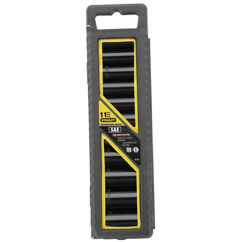 Stanley 97-125 11-Piece 1/2 in. Drive Deep Impact Socket Set