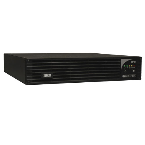 PR1000LCDRT2U Smart App Sinewave UPS System, 1000VA/900W, 8 Outlets, AVR, 2U Rack/Tower Black