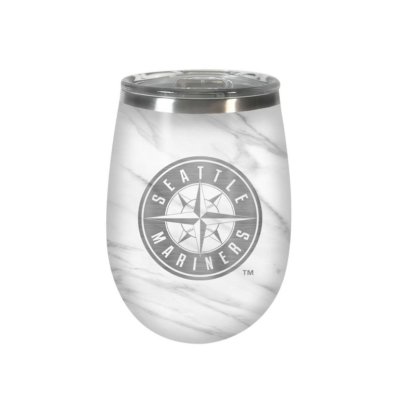 MLB Seattle Mariners 10oz Marble Wine Tumbler