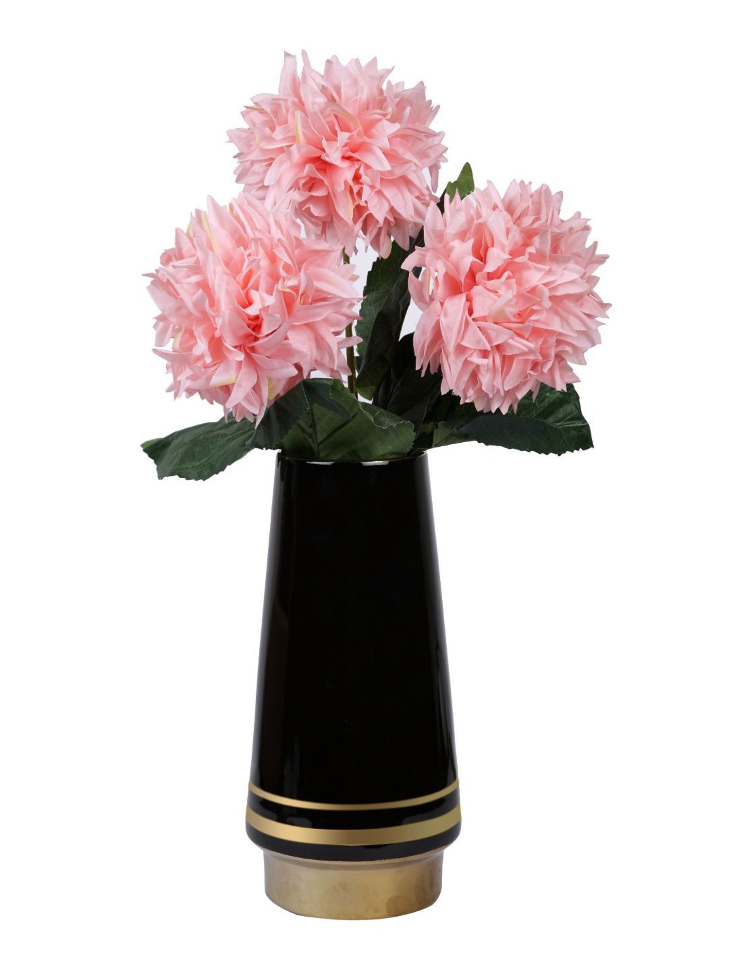 Tayhaa Black Ceramic Vase