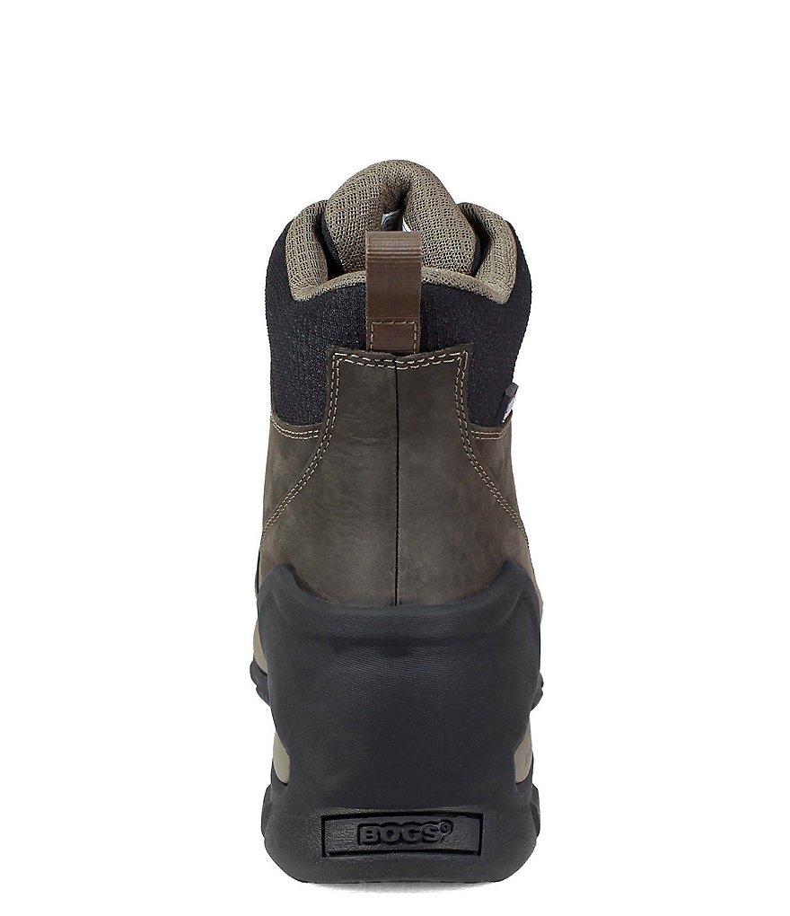 BOGS Men's Foundation Leather Waterproof Composite Toe Work Boot