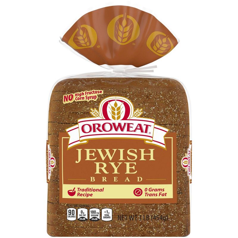 Oroweat Jewish Rye Bread - 16oz
