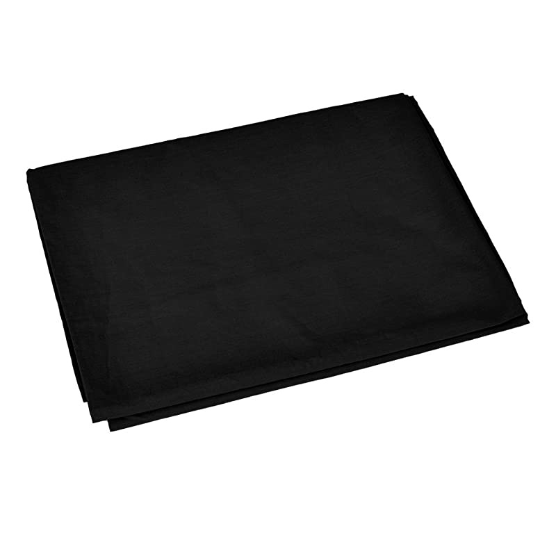 10 x 20FT 3 x 6M PRO Photo Studio 100 Pure Muslin Collapsible Backdrop Background for PhotographyVideo and Televison Background ONLY BLACK