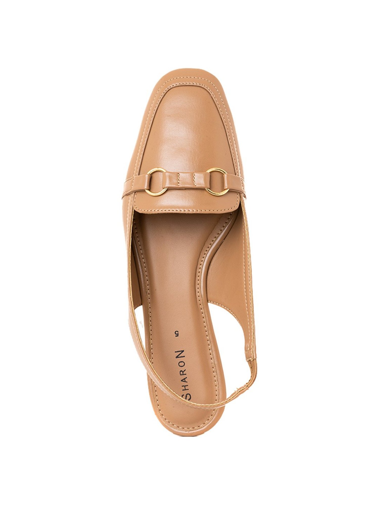 Khadim Women's Sharon Tan Sling Back Sandals