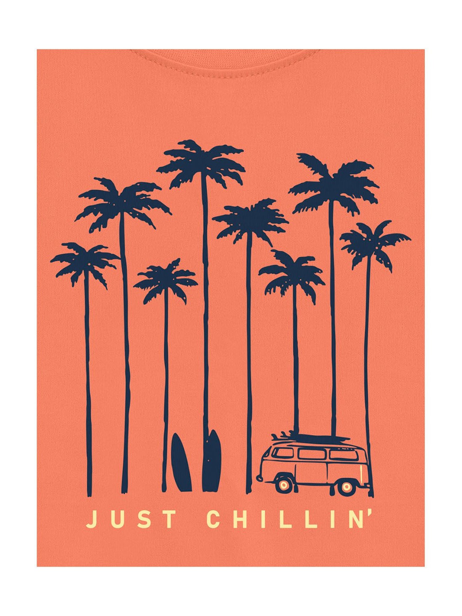 HELLCAT Boys Coral Printed  T-Shirt