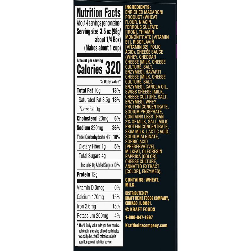 Cracker Barrel Cheddar Havarti Macaroni & Cheese Dinner - 14oz