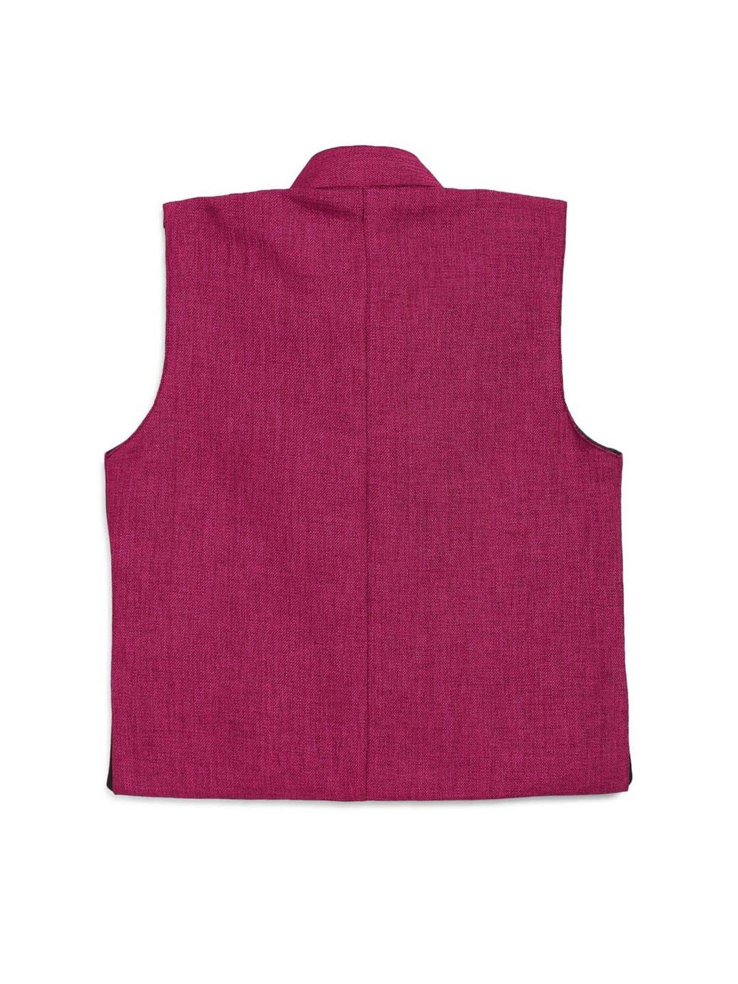 AJ Dezines Kids Lilac Regular Fit Waistcoat