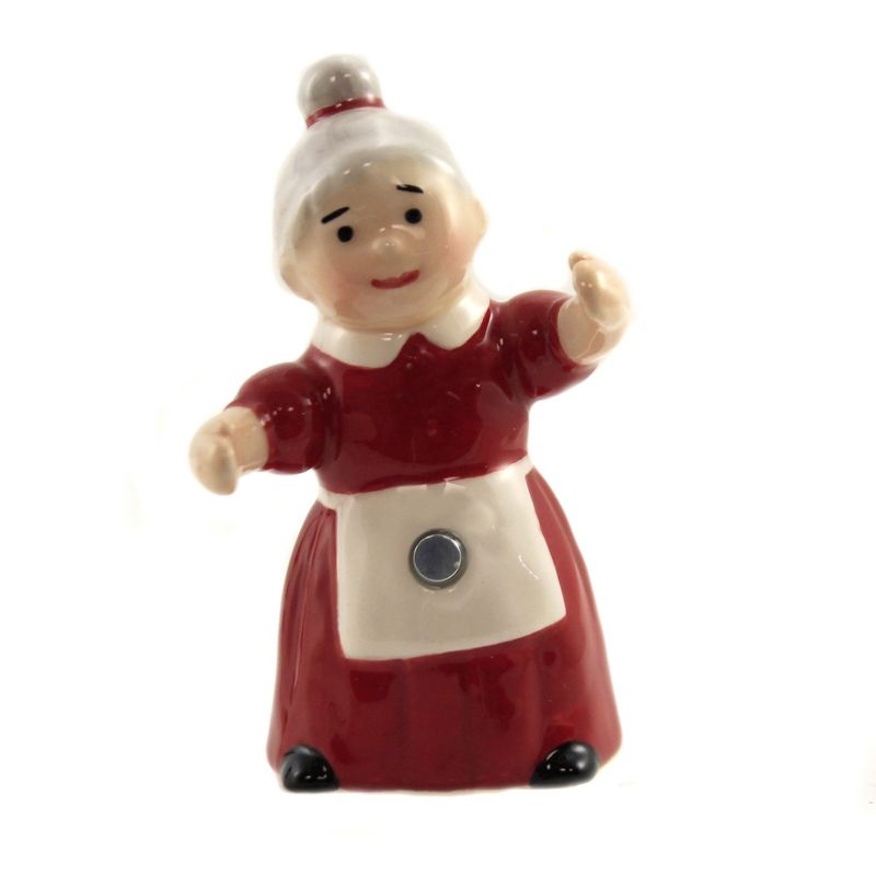 Tabletop 3.75" Santa & Mrs Claus Hugging Set/2 Salt Pepper Magnetic Christmas Pacific Trading  -  Salt And Pepper Shaker Sets