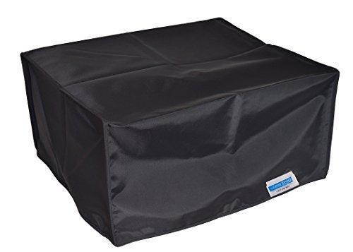 comp bind technology printer dust cover for hp envy photo 7855 allinone printer, black nylon antistatic dust cover by viziflex seels, 17.8''w x 16.2''d x 7.5''h''