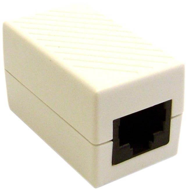 CableWholesale 30X8-02400WH Cat 6 Coupler  White  RJ45 Female  Unshielded