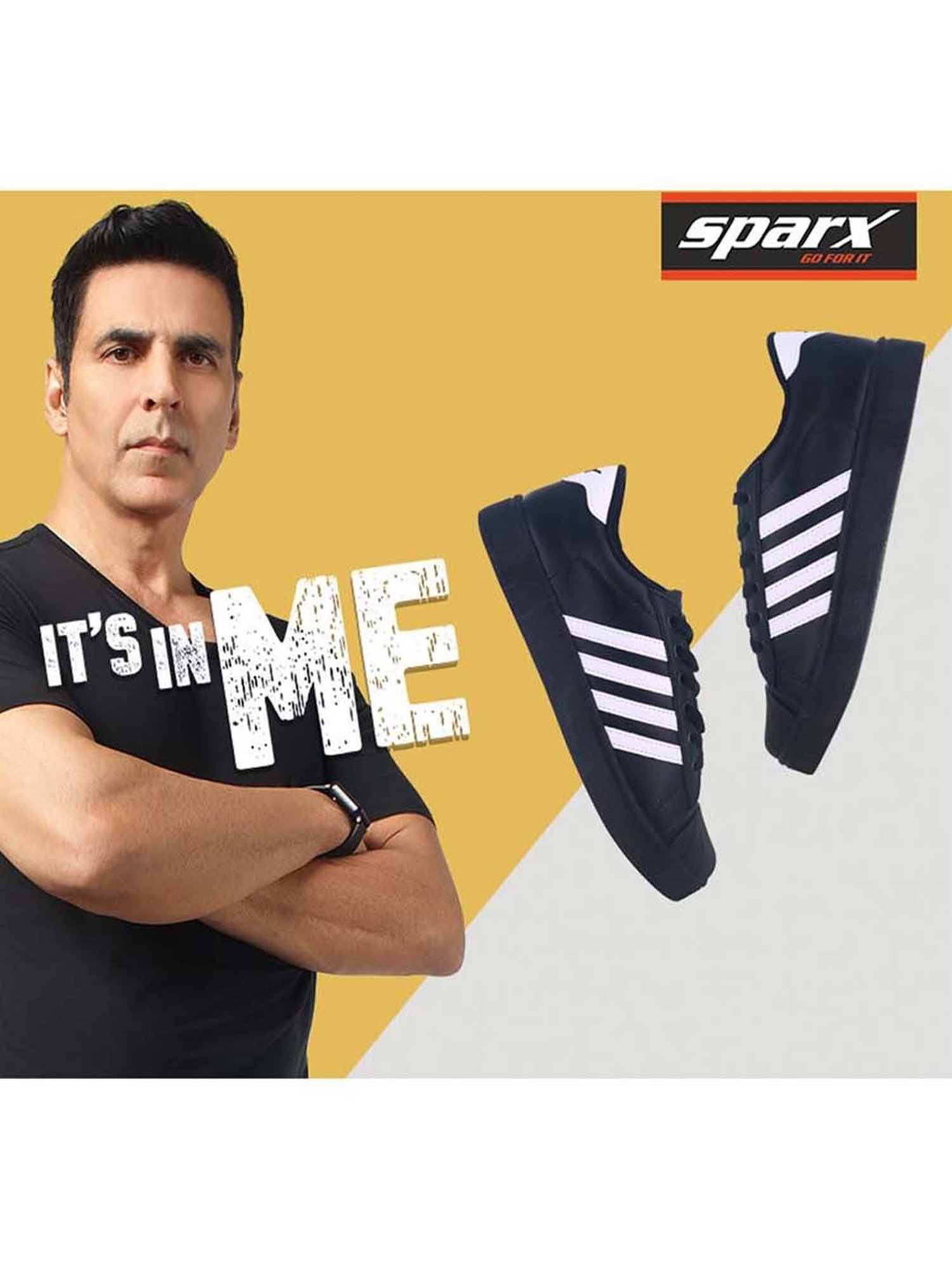 Sparx Men's Black Casual Sneakers