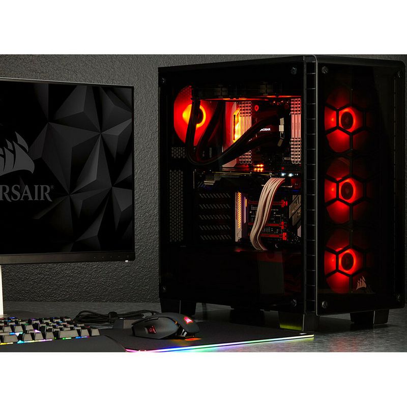 af120 led single pack low noise cooling fan red