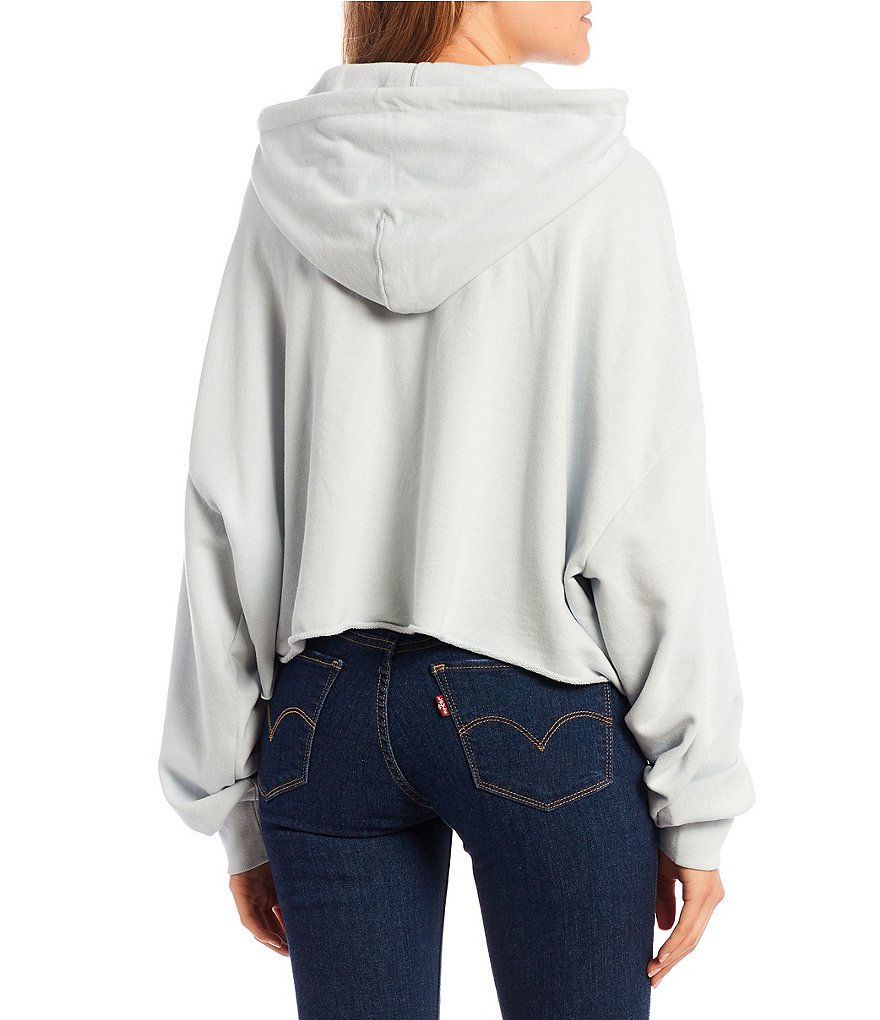 Levi's&reg; Box Tab Logo Long Sleeve Cropped Hoodie