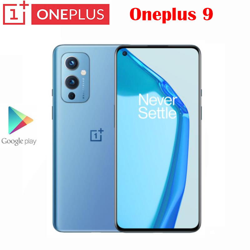 Global Rom Official Original New Oneplus 9 5G Cell Phone Snapdragon 888 6.55inch LTPO AMOLED 120Hz 8G/12G RAM 128G/256G ROM 50MP 65W Flash Charge  Unlocked International Model(GSM Only Not CDMA)