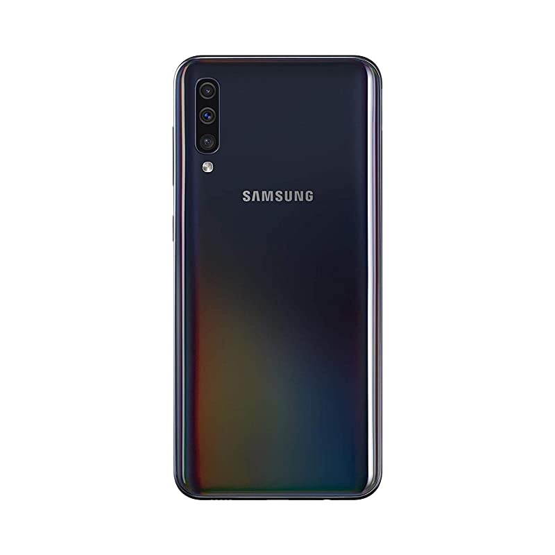 Galaxy A50 SM-A505G 128GB, Dual Sim, 6.4" Infinity-U Display, Triple Camera, 4GB RAM, GSM Unlocked International Model, No Warranty (Black)