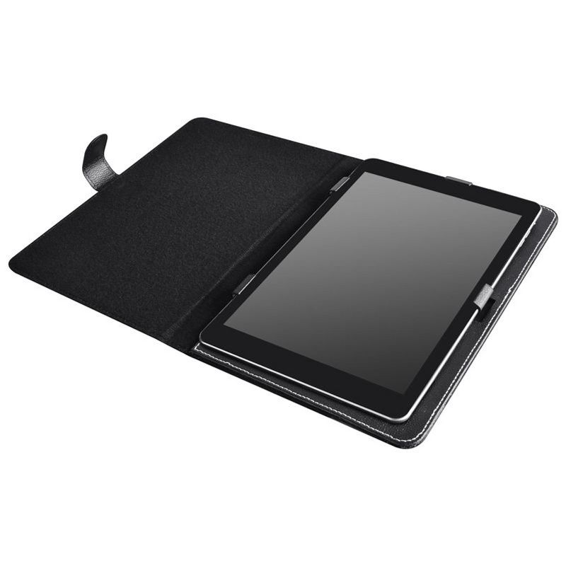 INSTEN Stand Leather Case for 10-inch tablet, Black