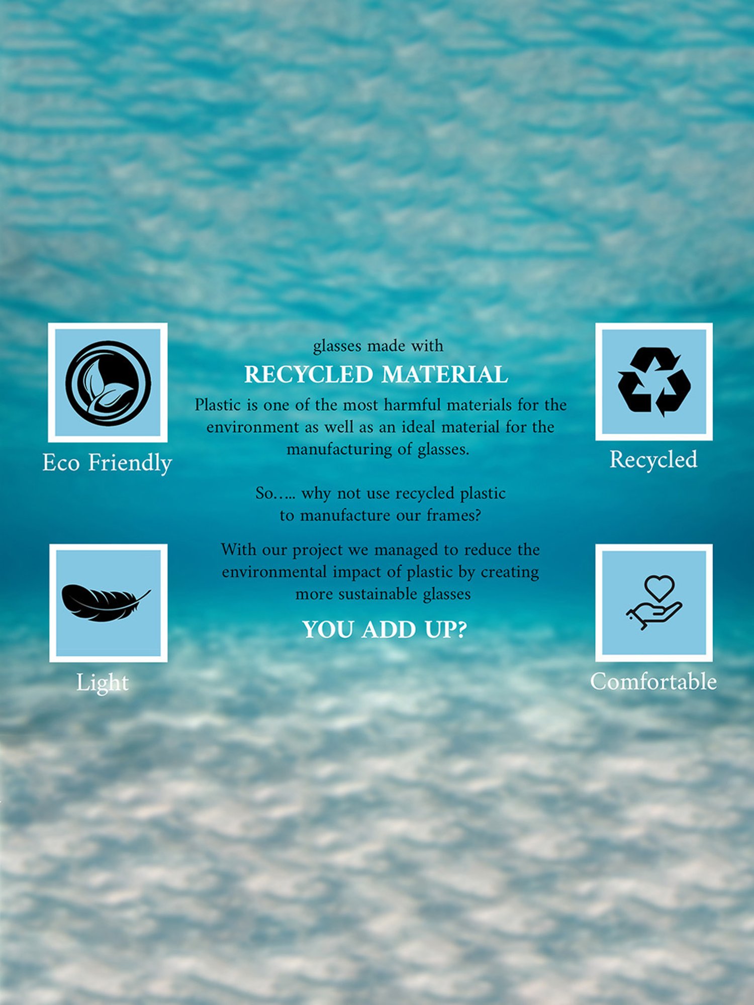 Oceanides Grey Round Unisex Sunglasses