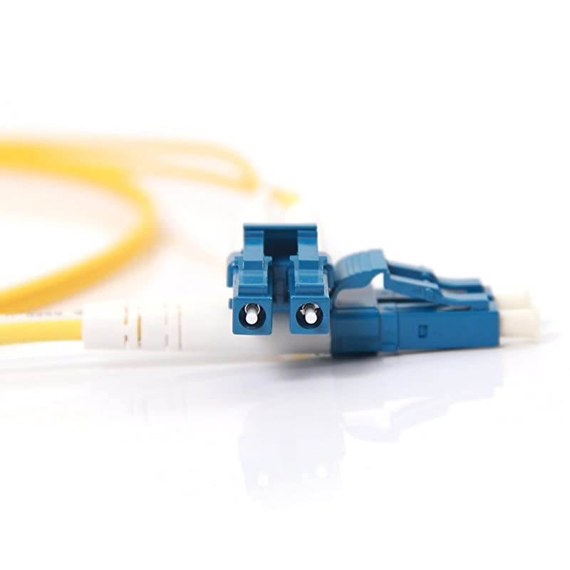 OS2OS1 LCLC Fiber Optic Patch Cable Single Mode Duplex 1m 33ft 9125 LSZH