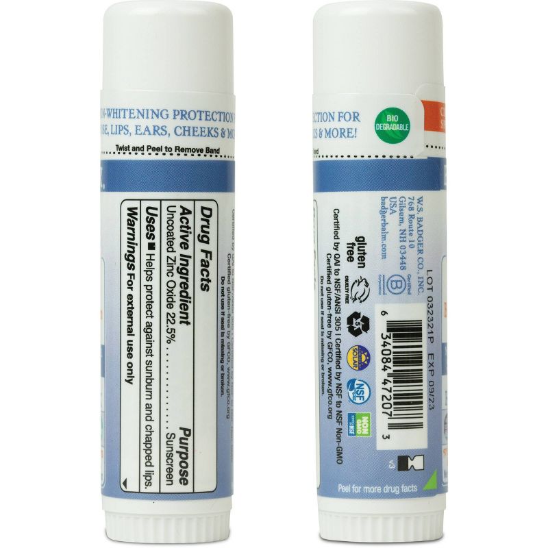 Badger Sport Mineral Sunscreen Face Stick - SPF 35 - 0.65oz