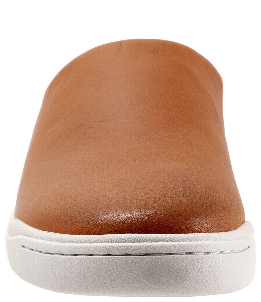 SoftWalk Auburn Leather Mules