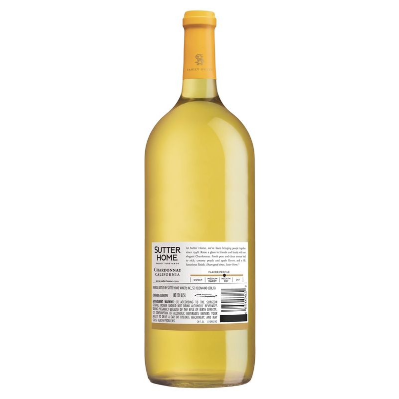 Sutter Home Chardonnay White Wine - 1.5L Bottle