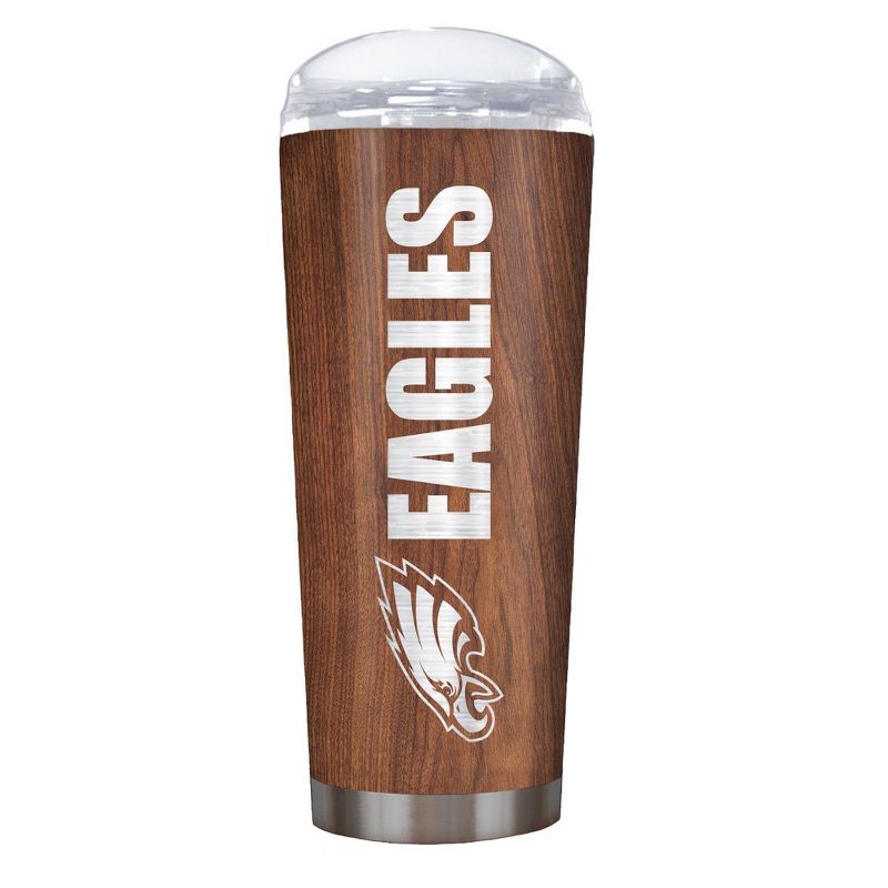 NFL Philadelphia Eagles 18oz Woodgrain Roadie Tumbler