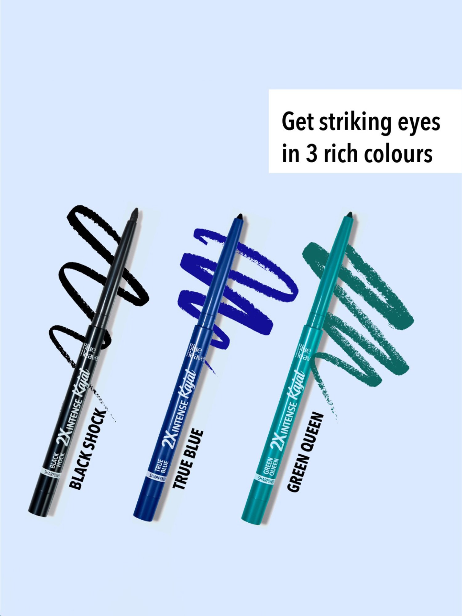Matt Look Single Stroke Super Glide Eyeliner Kohl Kajal Bottle Green - 1.3 gm