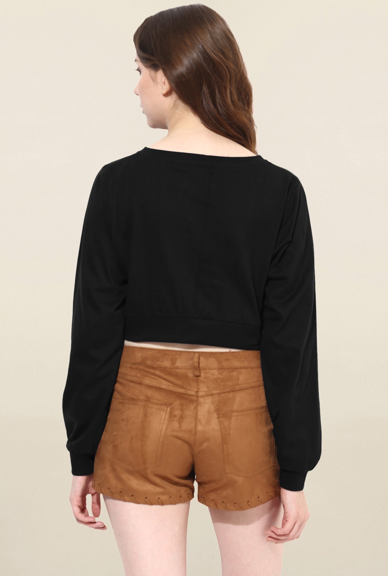 Miss Chase Black Solid Top