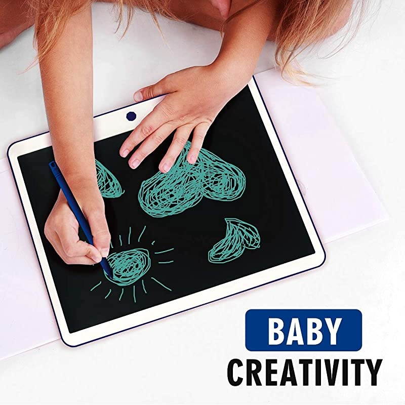 15 inch LCD Writing Tablet  Office Electronic Blackboard Digital Memo Notepad Handwriting Tablet Paperless MessageDrawing Board for SchoolHome Dark Blue