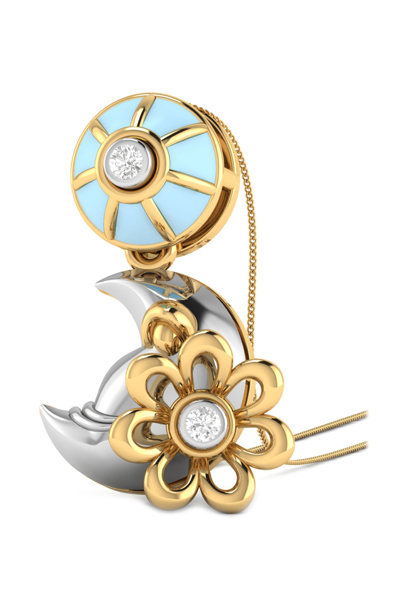 PC Jeweller Neel 22 kt Gold Pendant without Chain