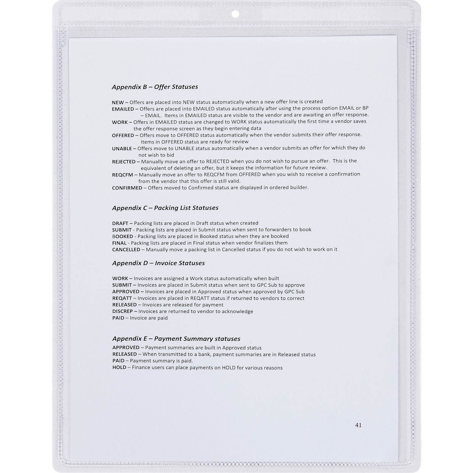 Business Source Shop Seal Ticket Holder (bsn-99942) (bsn99942)