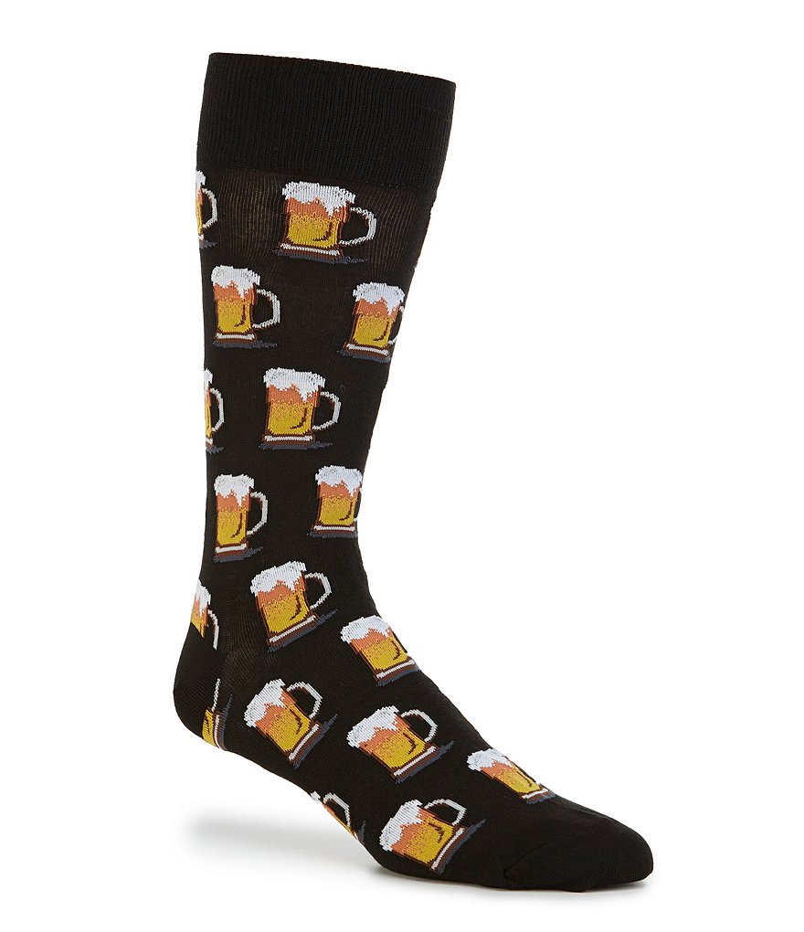 Hot Sox Novelty Beer Crew Socks