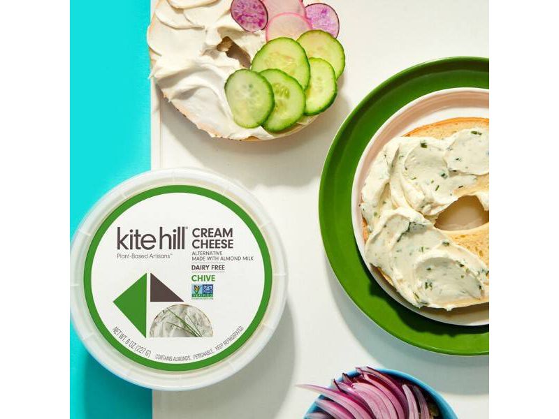Kite Hill Chive Almond Milk Cream Cheese Spread - 8oz