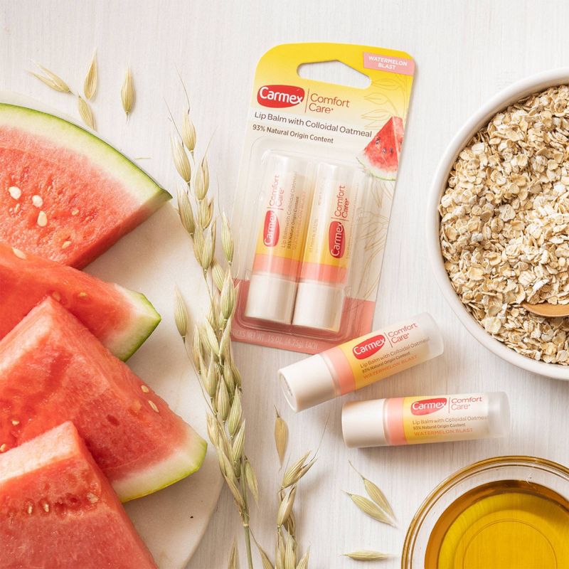 eos flavorlab Lip Balm Sticks - Lavender Latte &  Sweet Grapefruit - 2pk/0.28oz