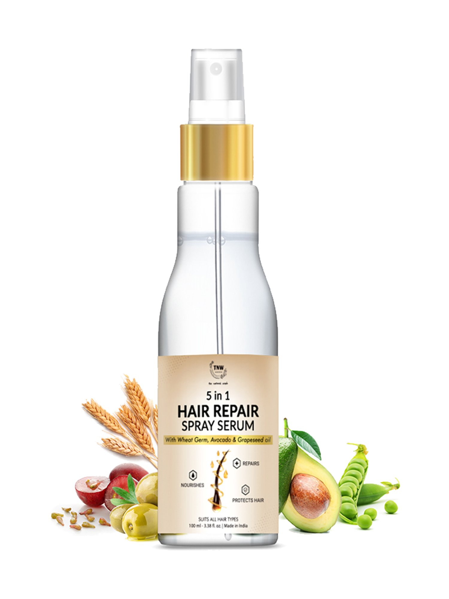 TNW-The Natural Wash 5-in-1 Hair Repair Spray Serum - 100 ml