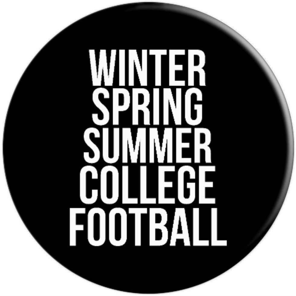 Funny Obsessed Saying Winter Spring Summer College Football PopSockets Grip and Stand for Phones and Tablets