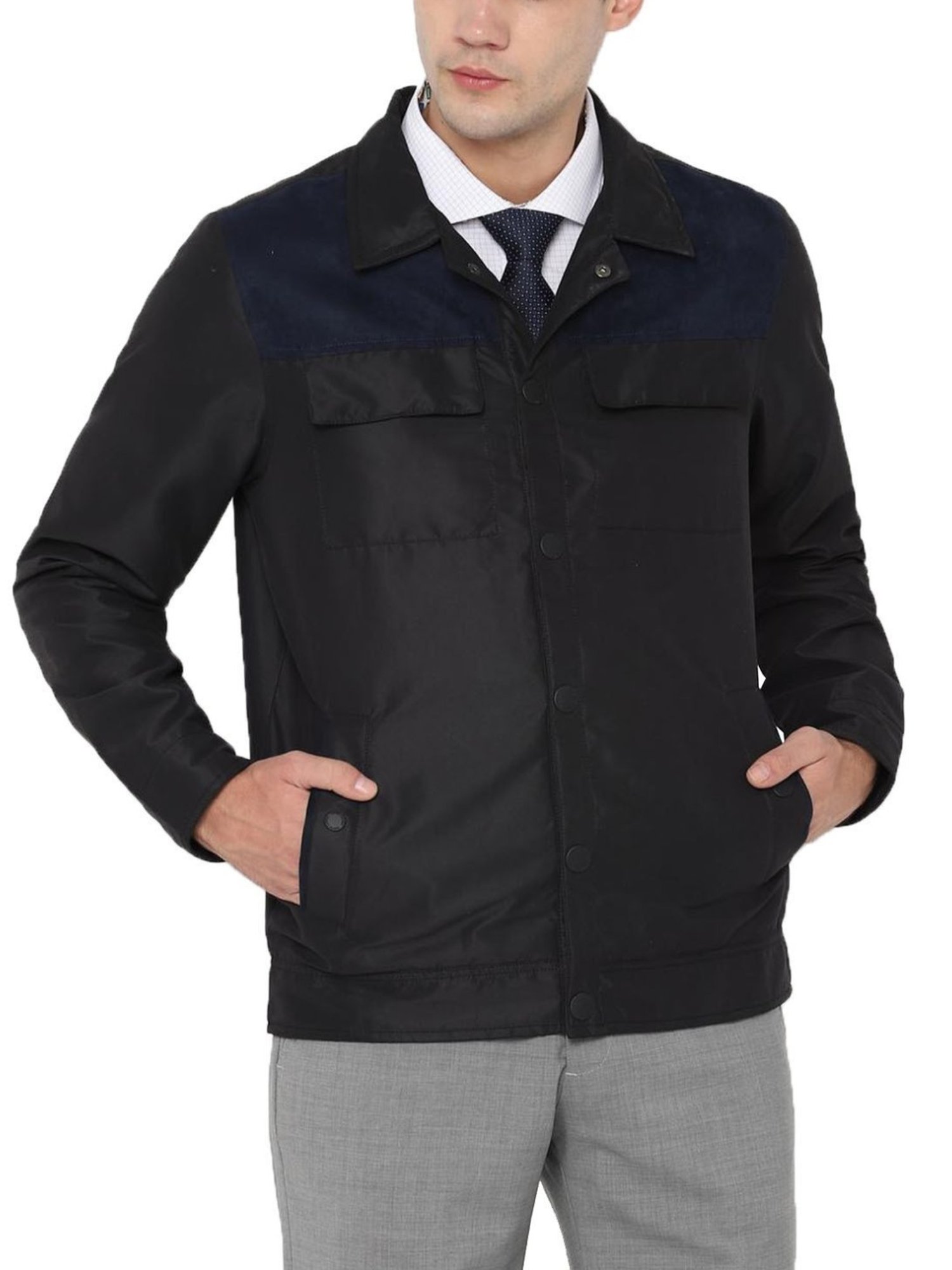 Simon Carter London Black Regular Fit Jacket