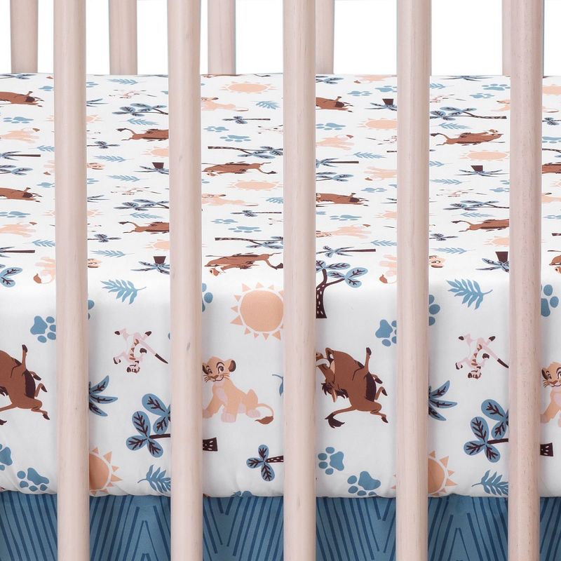 Lambs & Ivy Lion King Adventure Fitted Crib Sheet