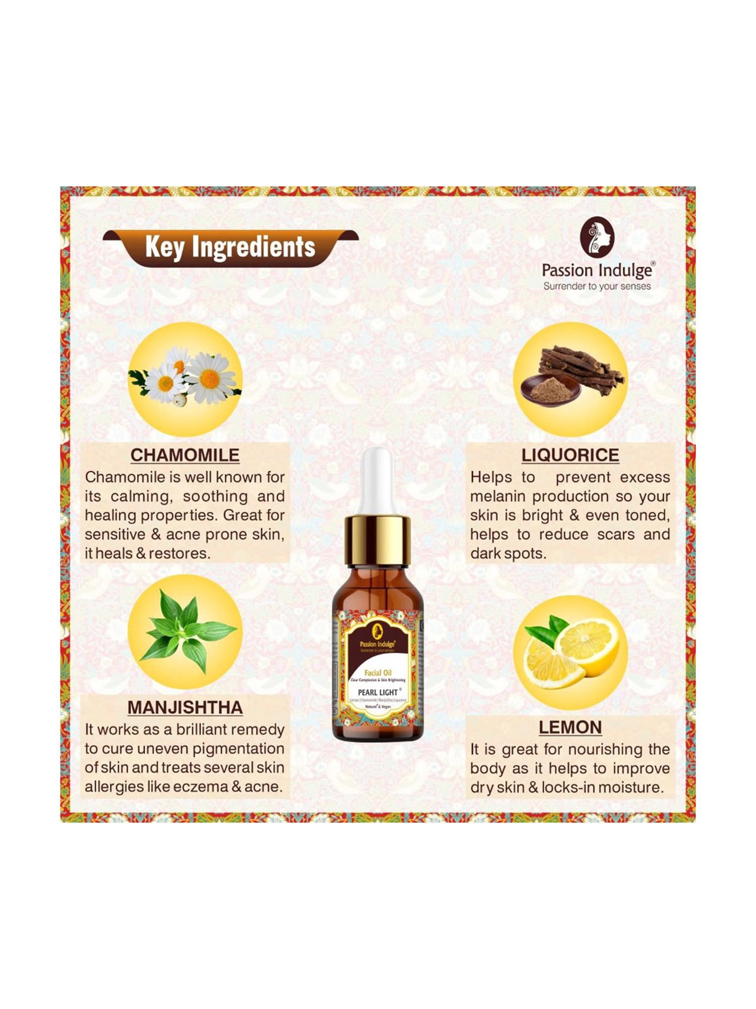 Passion Indulge Pearl Light Facial Oil - 15 ml