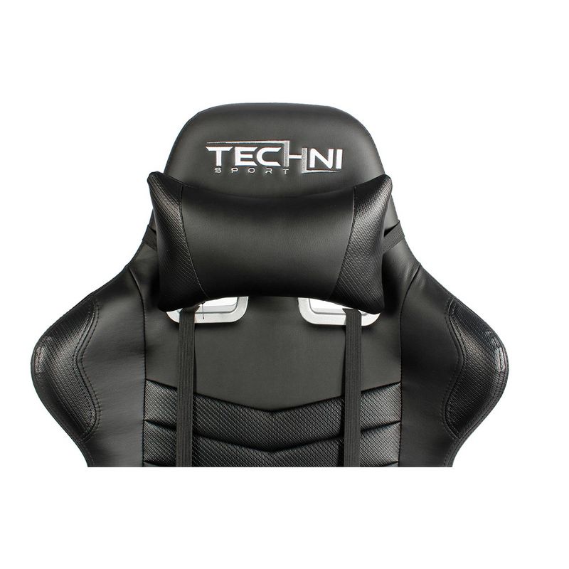 Ts-5100 Ergonomic High Back Racer Style Video Gaming Chair - Black - Techni Sport