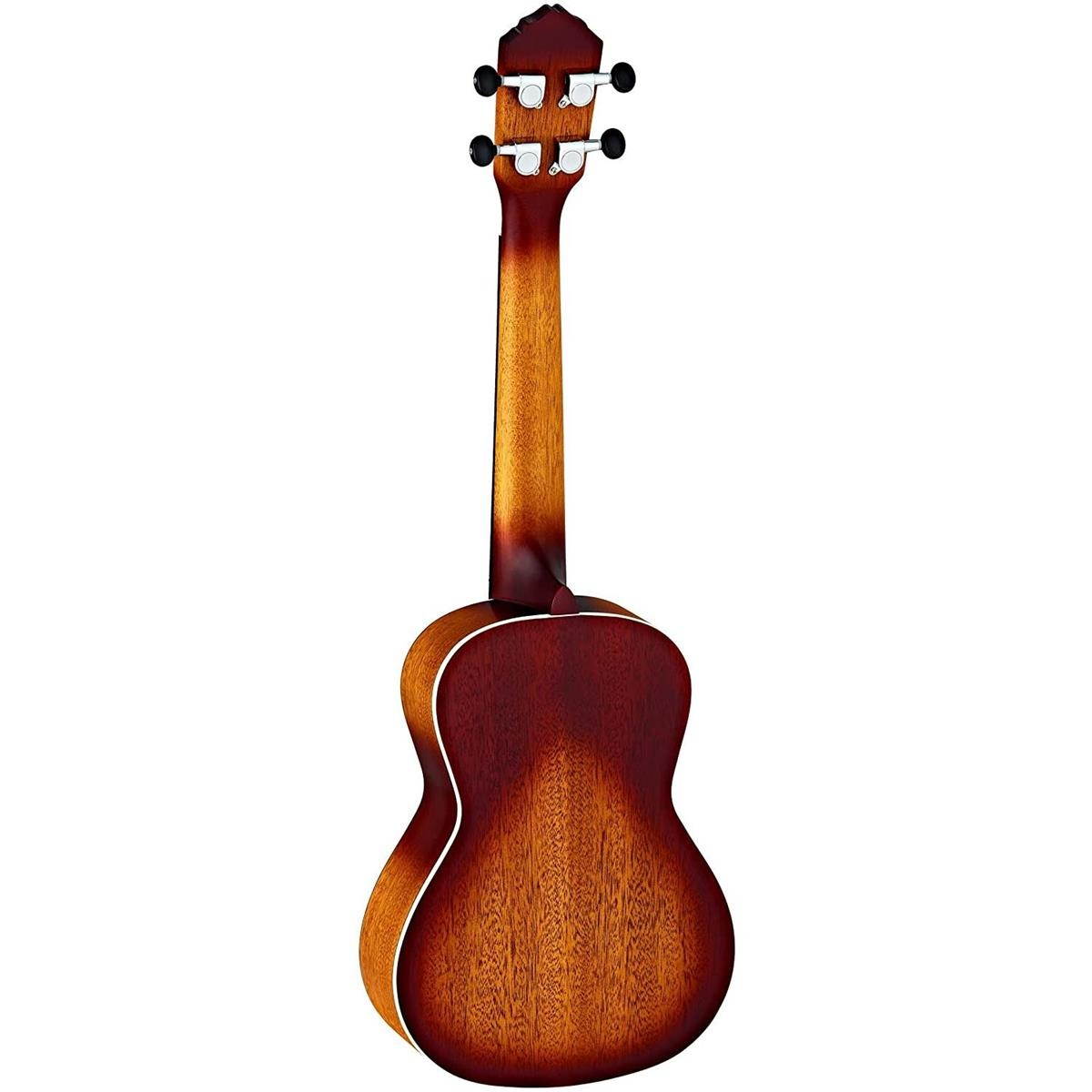 Ortega Guitars EARTH SERIES, 4-String Ukulele, Right, Sunburst, Concert (RUDAWN)
