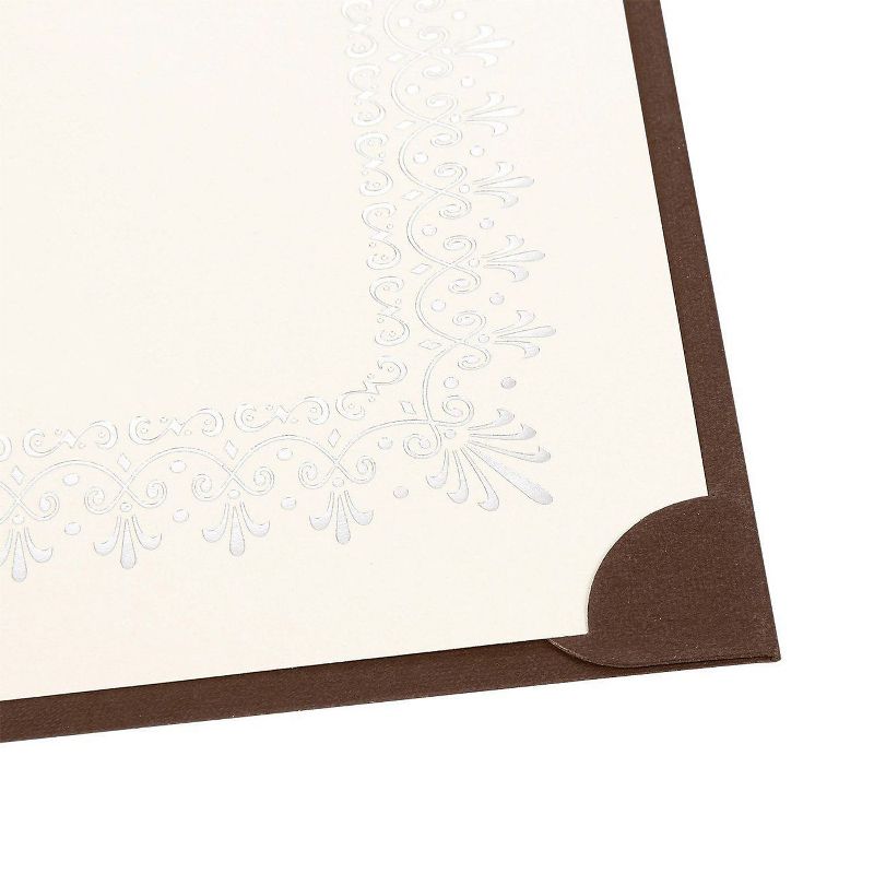Best Paper Greetings 12-Pack Brown Certificate Holders Cover for 11 x 8.5 Diploma Letter Award Document