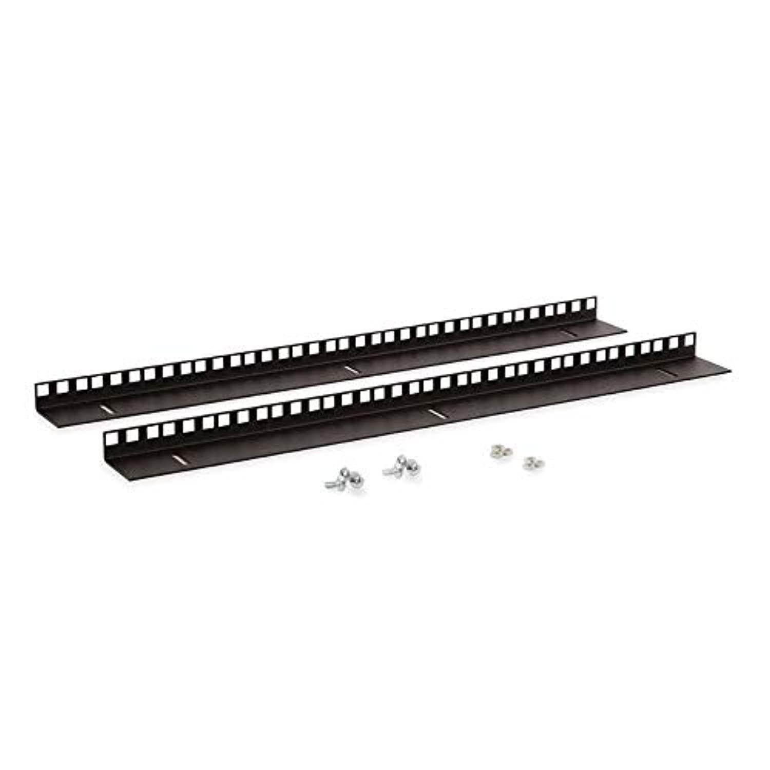 Kendall Howard 12U LINIER&reg; Wall Mount Vertical Rail Kit - Cage Nut