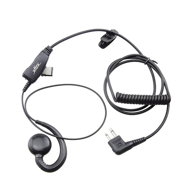Swivel Earpiece with Microphone and PTT Replaces RLN6423 HKLN4604 HKLN4604A Headset For Motorola Radio GP88S GP300 GP68 GP2000 GP88 GP3188 CP040 CP1200 A8 A6 A10 A12