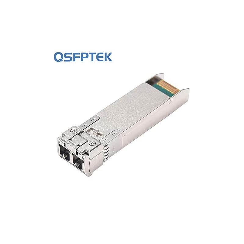 10G SFP+ Module LC Single-Mode Transceiver 10GBASE-ZR for Cisco SFP-10G-ZR, Ubiquiti, Netgear, Mikrotik, D-Link, TP-Link, Broadcom, Linksys (1550nm, 80km, with DDM)