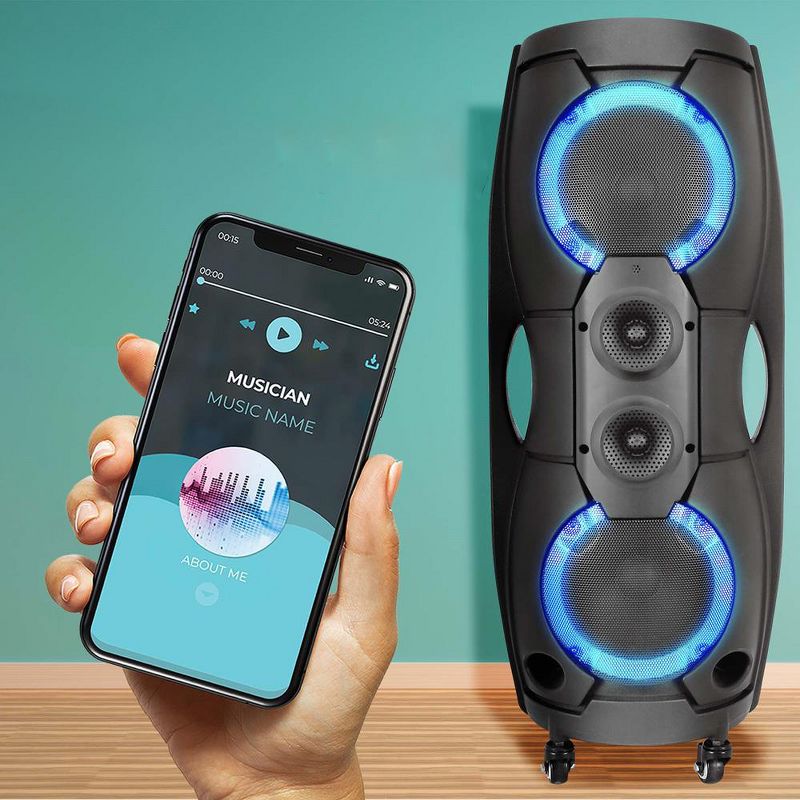 Creative MUVO Play Portable Bluetooth Smart Speaker - Siri, Google Assistant Supported - Black - 70 Hz to 20 kHz - Battery Rechargeable