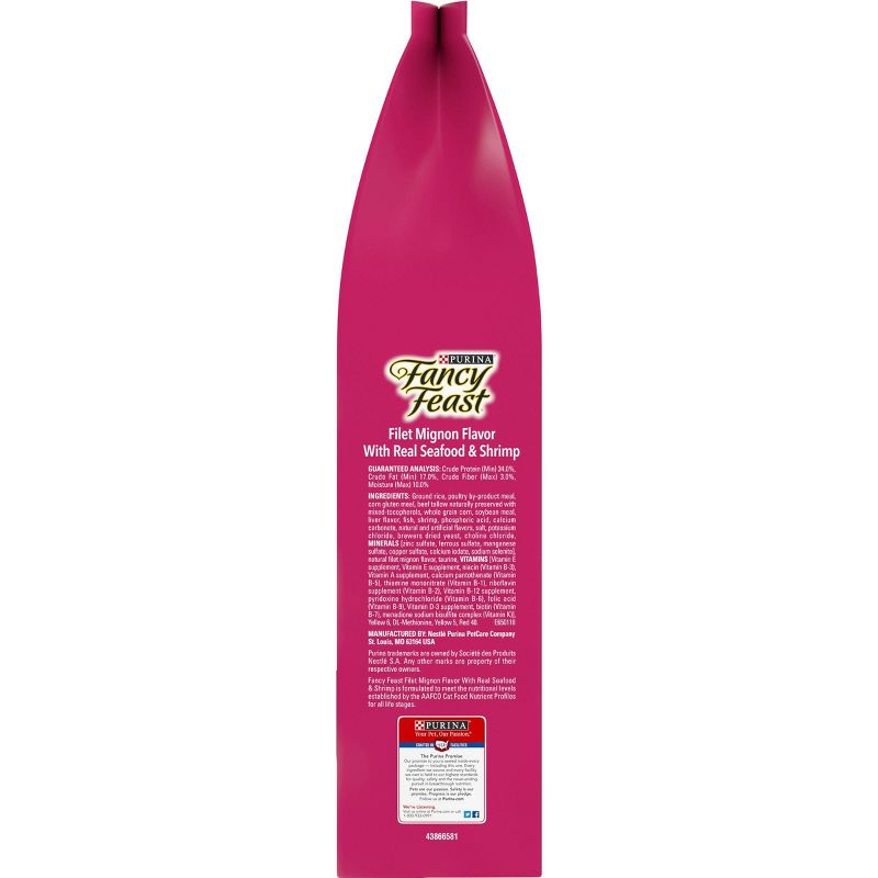 Fancy Feast Gourmet Filet Mignon Dry Cat Food - 7lbs