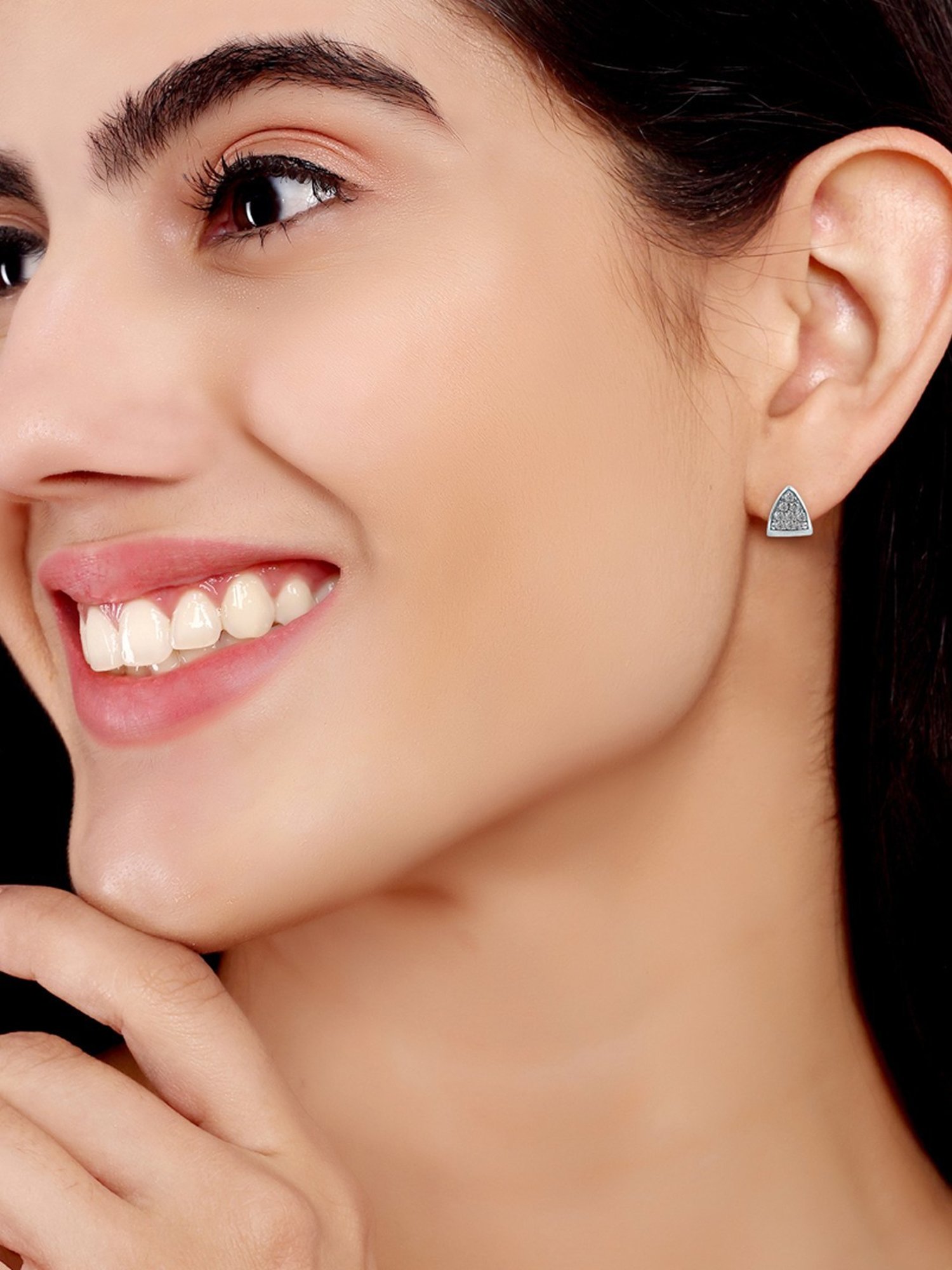 The Real Effect London 800 Silver Earrings for Women